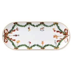 Royal Copenhagen Stjerne Riflet Jul Fad, 39 cm